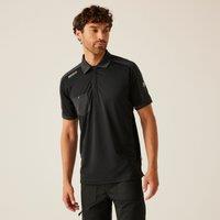 Regatta Men's TT Offensive Wicking Polo in Black | Size: Large