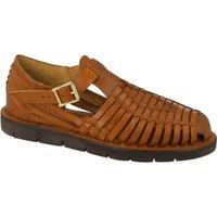 Thomas Blunt Men's Flat Weaved Sandals in Brown | Size: 10