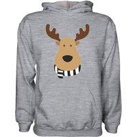 Newcastle United FC Men's Mens Newcastle Rudolph Supporters Hoody in Grey | Size: XL