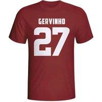 AS Roma Men's Mens Gervinho Roma Hero T-Shirt in Maroon | Size: 2XL