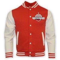 AFC Ajax Men's Mens Ajax College Baseball Jacket in Red | Size: Medium