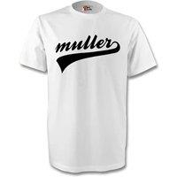Germany Men's Mens Thomas Muller Signature Tee in White | Size: XL