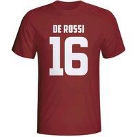 AS Roma Men's Mens Daniele De Rossi Roma Hero T-Shirt in Maroon | Size: Medium