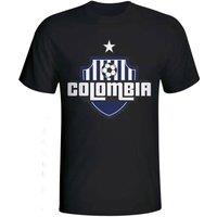 Colombia Men's Country Logo T-Shirt in Black | Size: Medium