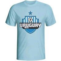 Uruguay Men's Mens Country Logo T-Shirt in Light Blue | Size: XL