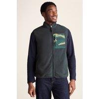 TOG24 Men's 'Stark' Microfleece Gilet in Dark Green | Size: XL