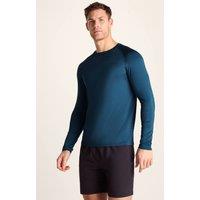 TOG24 Men's 'Ace' Long Sleeve Performance T-Shirt in Blue | Size: 3XL