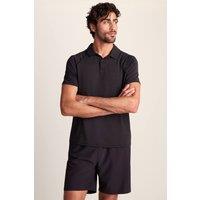 TOG24 Men's 'Hector' Performance Polo Shirt in Black | Size: 3XL