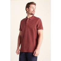 TOG24 Men's 'Varris' 100% Cotton Supersoft Polo Shirt in Maroon | Size: Medium