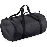 Bagbase Men's Barrel Bag Duffle Water Resistant (32 Litres) Pack of 2 in Jet Black