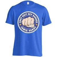 Leicester City FC Men's Mens Leicester Vardy Chat Get Banged Logo T-Shirt in Blue | Size: XL