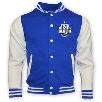 Hertha BSC Men's Mens Hertha Berlin College Baseball Jacket in Blue | Size: XL