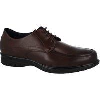Thomas Blunt Men's Lace Up Apron Front Shoe with Memory Foam Comfort in Brown | Size: 8