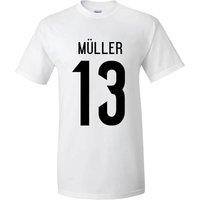 Germany Men's Mens Thomas Muller Hero T-Shirt in White | Size: Medium