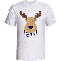 Falkirk Men's Mens Rudolph Supporters T-Shirt in White | Size: 2XL