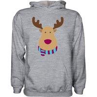 West Ham United FC Men's Mens West Ham Rudolph Supporters Hoody in Grey | Size: Small