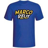 Borussia Dortmund Men's Marco Reus Comic Book T-Shirt in Blue | Size: 2XL