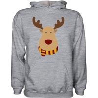 AS Roma Men's Mens Roma Rudolph Supporters Hoody in Grey | Size: Medium