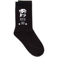 60 SECOND MAKEOVER Men's Rottie Dad Socks in Black