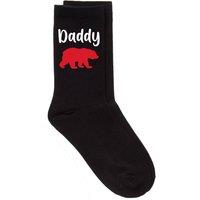 60 SECOND MAKEOVER Men's Daddy Bear Socks in Black