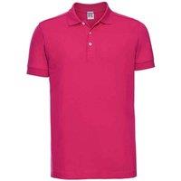 Russell Men's Pique Stretch Polo Shirt in Fuchsia | Size: 2XL