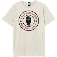 Amplified Men's Marchin Ocean Colour Scene T-Shirt in Off-White | Size: Large