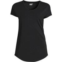 Lands' End Women's Cotton Modal Stretch Jersey T-shirt in Black | Size: 20