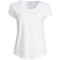 Lands' End Women's Petite Cotton Modal Stretch Jersey T-shirt in White | Size: 16-18