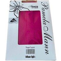 Pamela Mann Women's Fluorescent Neon Tights in Cerise