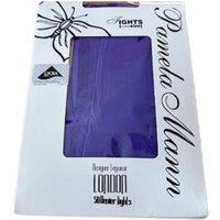 Pamela Mann Women's Fluorescent Neon Tights in Purple