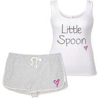 60 SECOND MAKEOVER Women's Little Spoon Pyjama Set in Grey | Size: XS