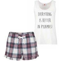 60 SECOND MAKEOVER Women's Everything Is Better In Pyjamas Pyjama Set in Pink | Size: XL