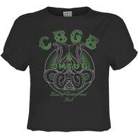 Amplified Women's CBGB Snake Logo Crop Top in Black | Size: Medium