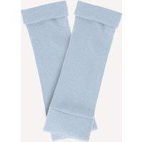 Turtle Doves Women's Cashmere Fingerless Gloves in Baby Blue