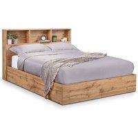 Cheshire Alder Ottoman Storage Bed - Light Oak - Single (90cm) in Brown