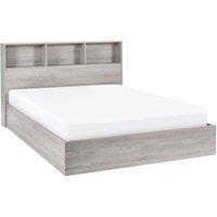 Cheshire Alder Ottoman Storage Bed - Grey Oak - Double (135cm)