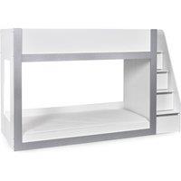 Cheshire Quince Bunk Bed - White & Silver - Single (90cm)