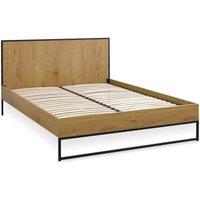 Cheshire Summit Oak/Black Bed Frame - King (150cm)