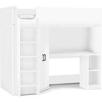 Cheshire Ridge High Sleeper - All White - Single (90cm)