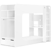 Cheshire Forest Gaming Bunk All White - Single (90cm)