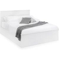 Cheshire Garnet Ottoman Storage Bed - Surf White - King (150cm)