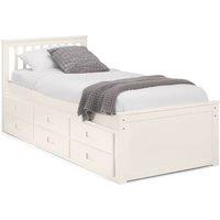 Cheshire Amethyst Bed With Underbed & Drawers - Surf White - Single (90cm)