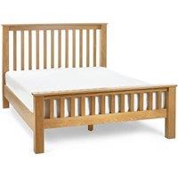 Cheshire Pearl High Footend Bed - Double (135cm) in Brown