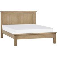 Cheshire Ivory Limed Oak Bed - Double (135cm) in Brown