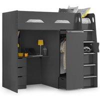 Cheshire Granite Highsleeper - Anthracite - Single (90cm)