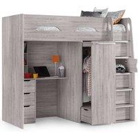 Cheshire Granite Highsleeper Grey Oak - Single (90cm)