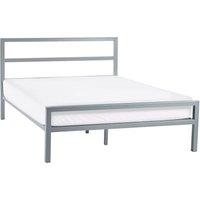 Cheshire Lagoon Metal Bed - Silver - Small Double (120cm)