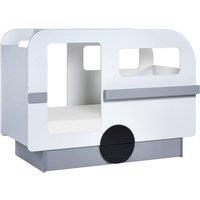 Cheshire Tundra Caravan Bed - Vapor Grey & White - Single (90cm)