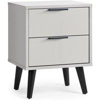 Cheshire Premium Arden 2 Drawer Silk Grey Bedside Unit