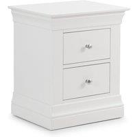 Cheshire Premium Ardena 2 Drawer Surf White Bedside Unit